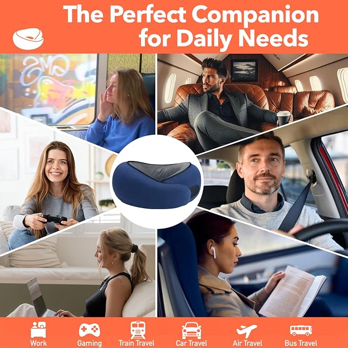 Travel Pillow | High-Density Memory Foam Pillow - Image 6