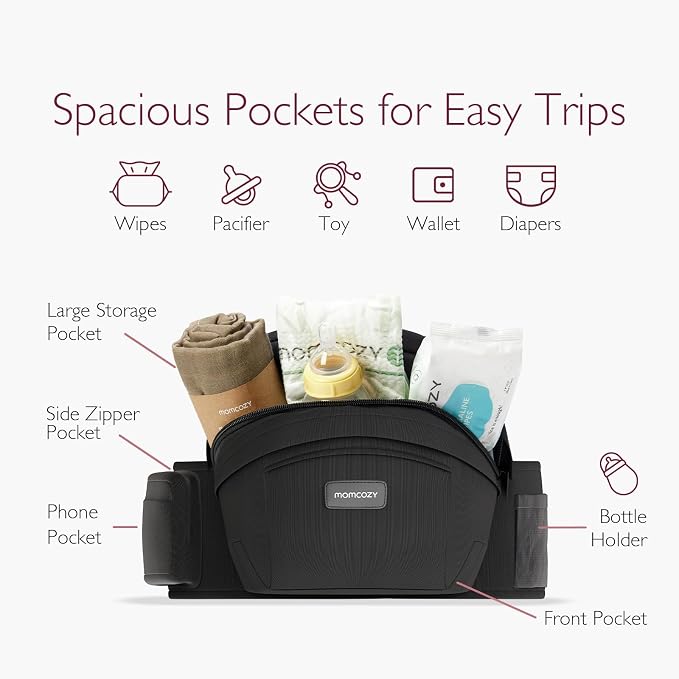 Momcozy Hip Seat Baby Carrier - Image 3