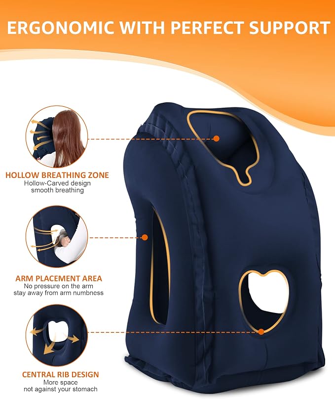 Sunany Travel Pillow, Inflatable Neck Pillow Used - Image 3