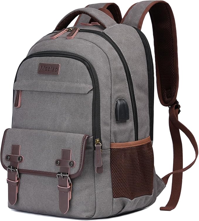 Mactso Canvas Travel Laptop Backpack by Mactso