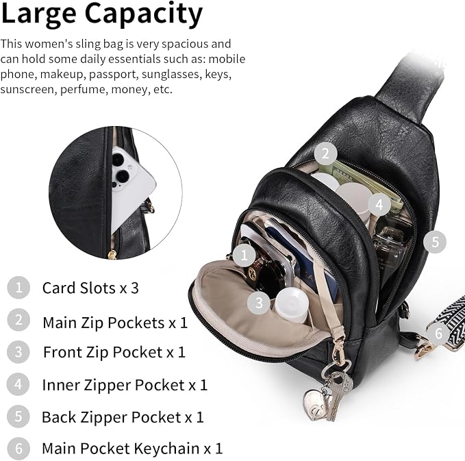Crossbody Bags for Women Anti Theft Small Sling Handbag - Image 6