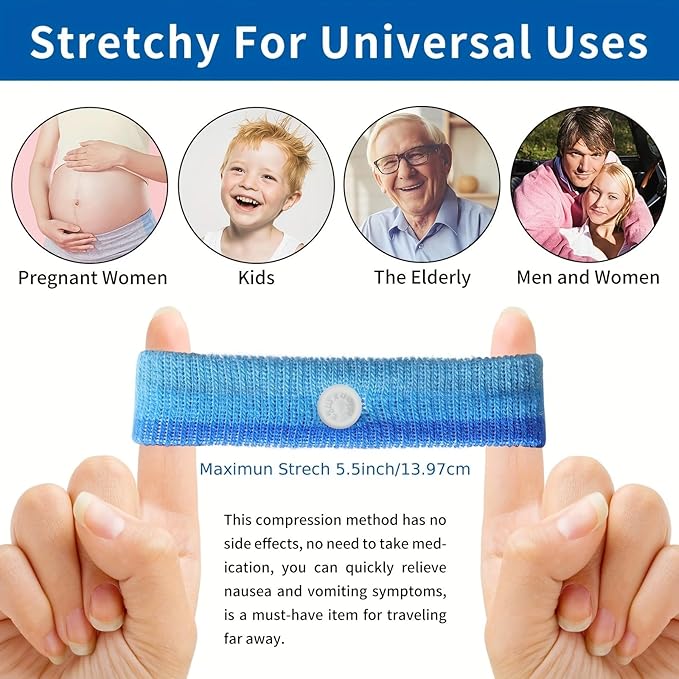 Motion Sickness Bands/Acupressure Nausea Wristband - Image 6