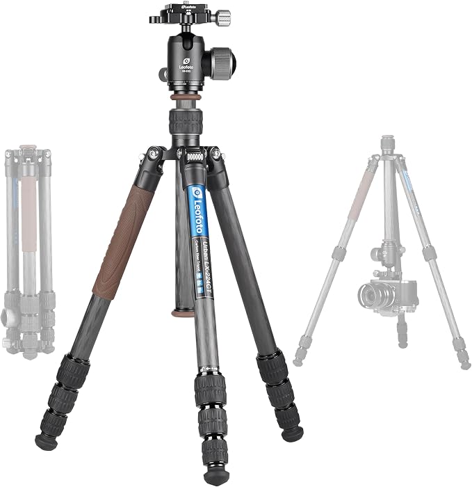Carbon Fiber Lightweight Travel Tripod by Leofoto