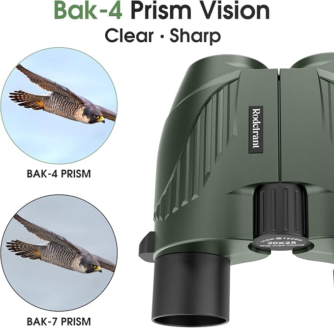 20X25 Compact Binoculars for Adults and Kids, Large Eyepiece Waterproof - Image 2