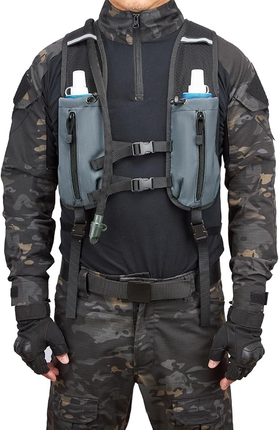 ATBP Running Hydration Vest Pack Thermal Insulation 3L TPU Water Bladder - Image 6