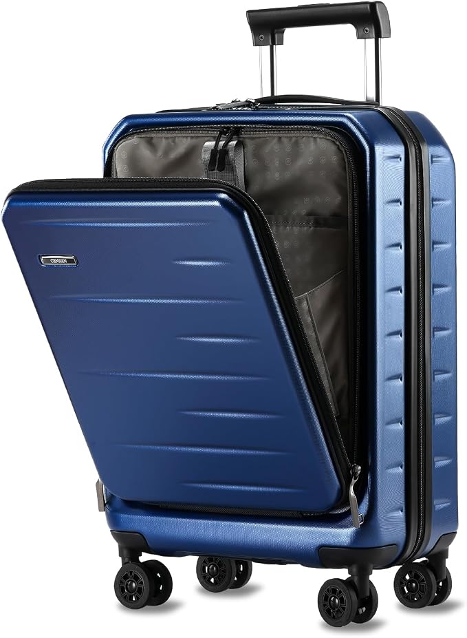 Carry On Luggage 22×14×9 Airline Approved, 20 Inch Lightweight ABS+PC Hard - Image 9
