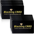 RFID Blocking Card 10 pack, One Card Protects Entire Wallet, RFID/NFC by Linmxiy