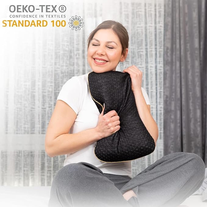 Travel & Camping Comfortable Memory Foam Pillow – Easy to Carry Portable Bag – - Image 5