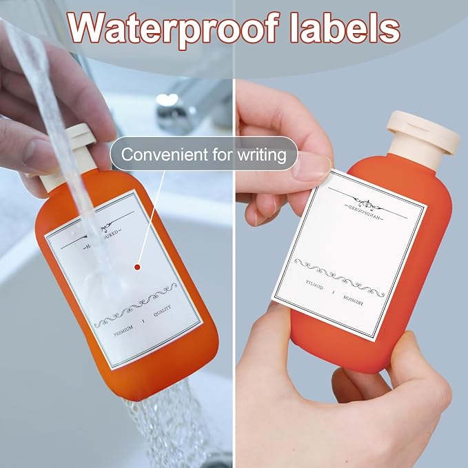ASEVAT 6.7oz Plastic Refillable Travel Shampoo Bottles, Empty Travel Shampoo - Image 5