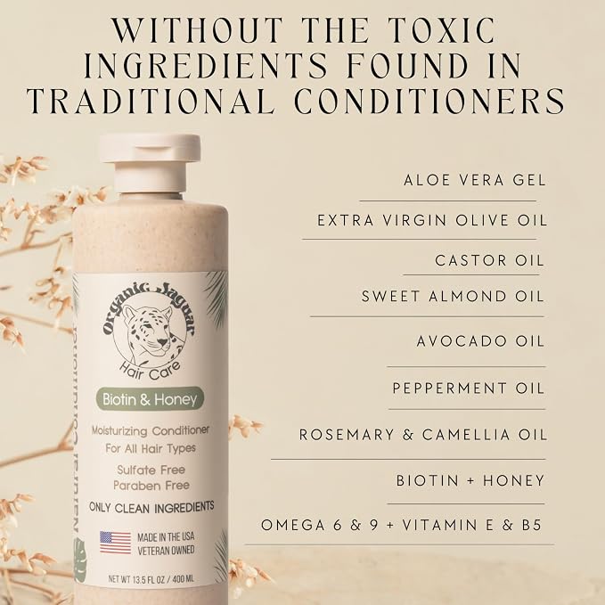 Natural Conditioner for Hair Care, Sulfate Free Conditioner - Image 4
