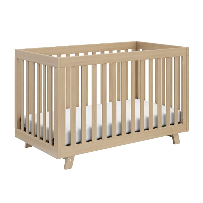 Storkcraft Beckett Grow-with-Me Convertible Crib – GREENGUARD Gold Certified by Storkcraft