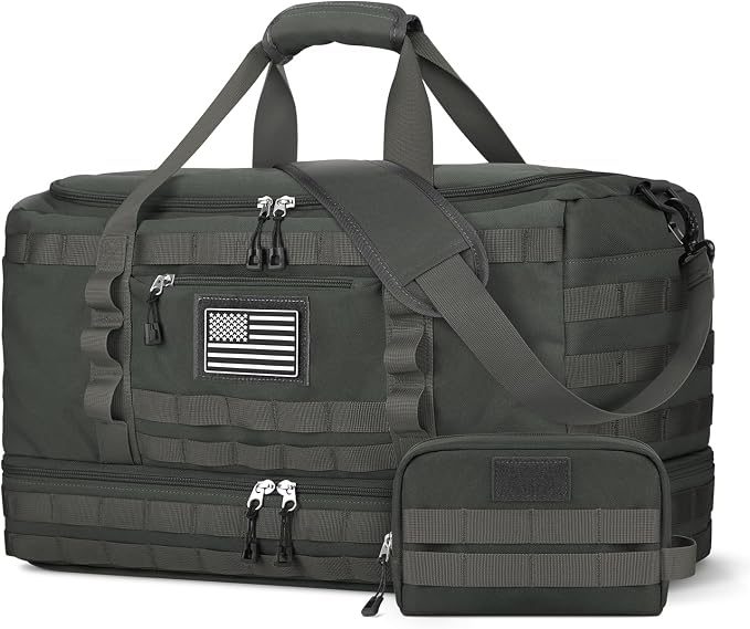 ETRONIK Travel Bag for Men Women, Gym Bag & Tactical Duffle Bags for Travel by ETRONIK