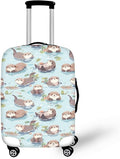 Otter Print Suitcase Cover Fit 22-25 Inch Travel Luggage Covers by Dremagia