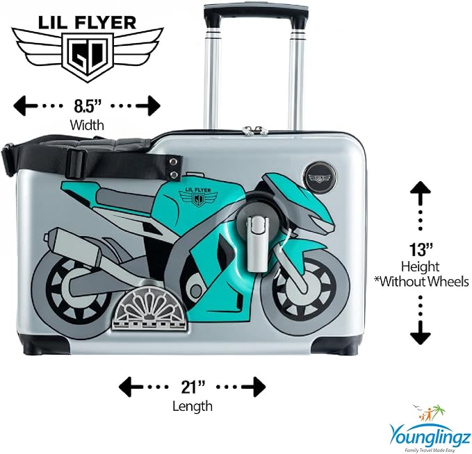 Younglingz LIL FLYER GO Version 2 Ride On Suitcase - Image 8