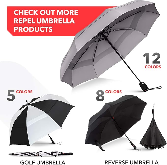 REPEL Windproof Travel Umbrella - Image 8
