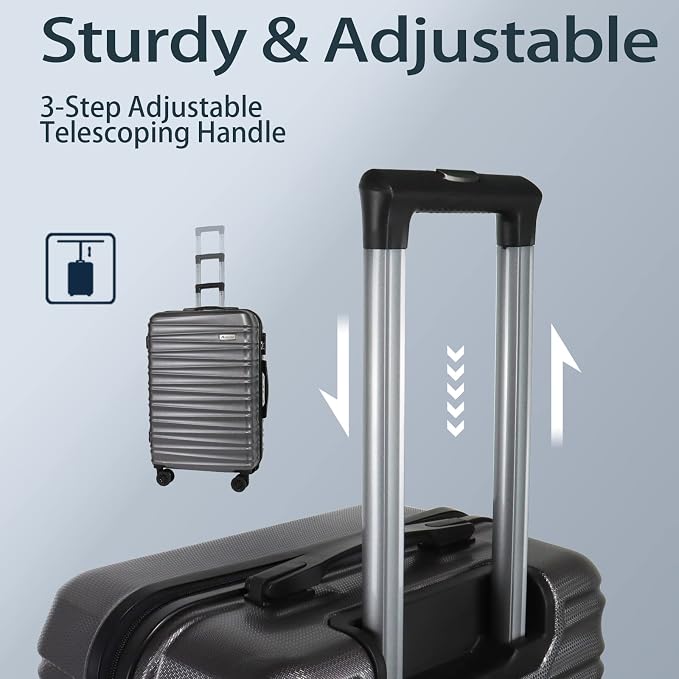 Luggage Sets 3 Piece-Suitcase Set- Luggage - Image 5