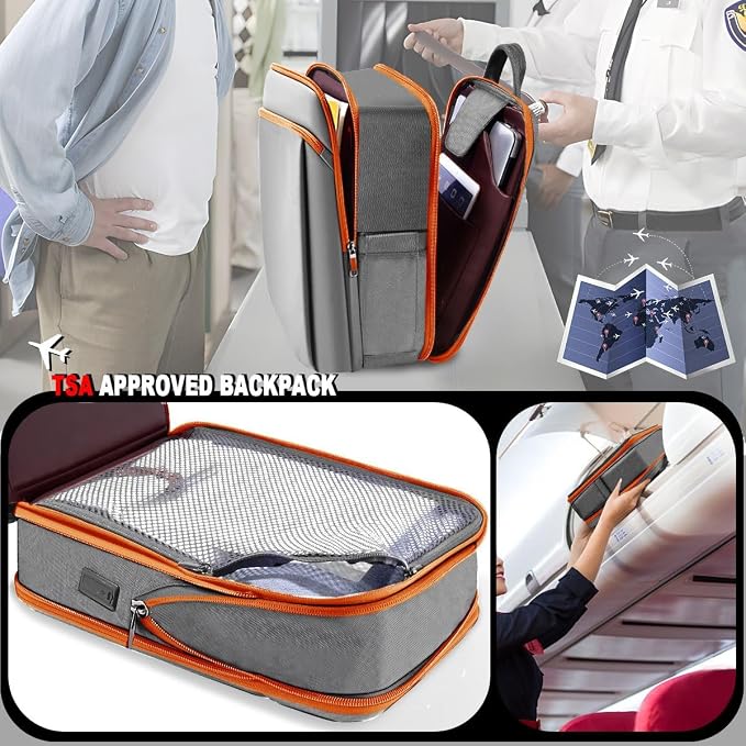 ZINMARK Slim Expandable 15 15.6 16 Inch Laptop Backpack Anti Theft Travel - Image 3