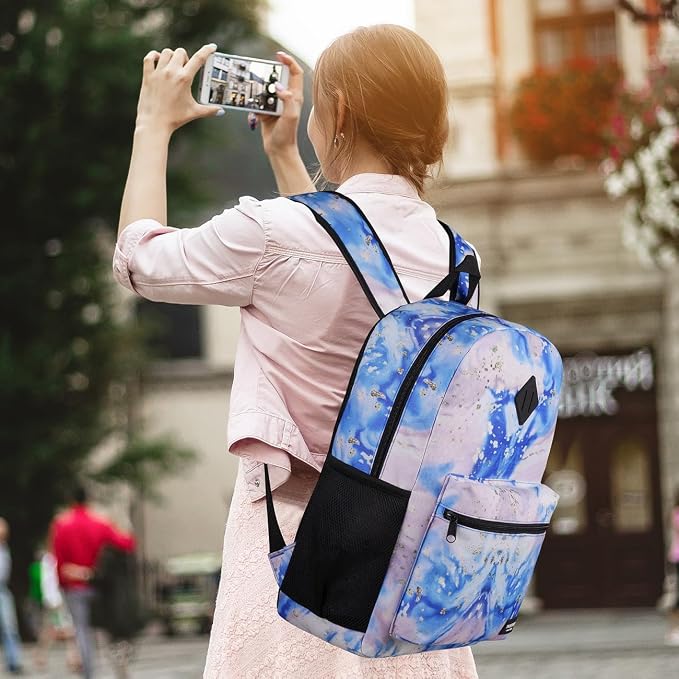 School Backpack, Classic Cute Bookbag Men and Teen Boy Schoolbag - Image 2