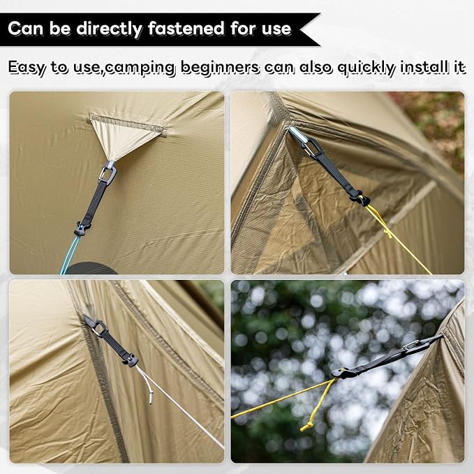 4 Pack Guy Lines-Ultralight Tent Cords - Image 5