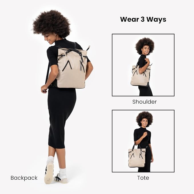 Sherpani Tempest, Anti Theft Convertible Backpack Tote, 14L Travel Backpack - Image 3