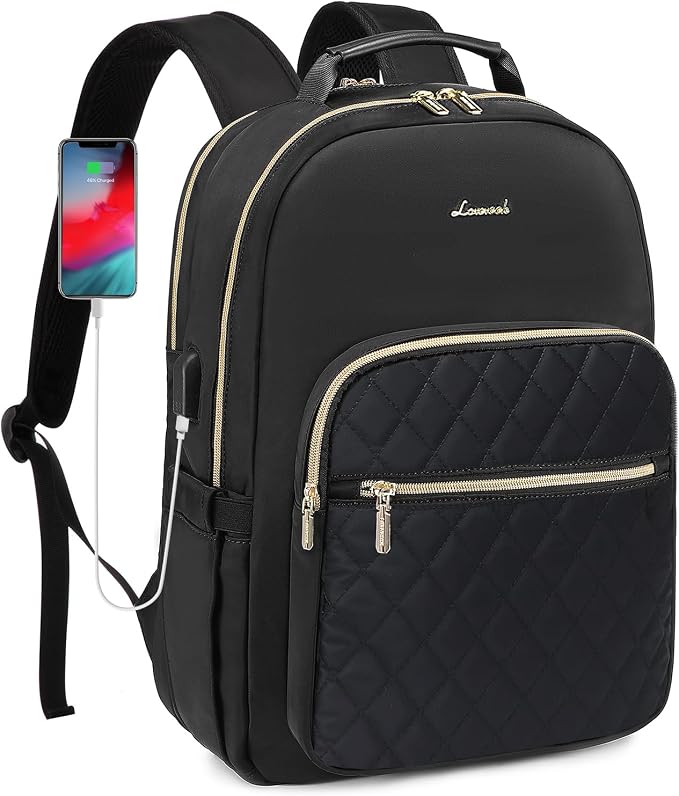 LOVEVOOK Laptop Backpack Purse for Women, Work Business Travel Computer Bags by LOVEVOOK