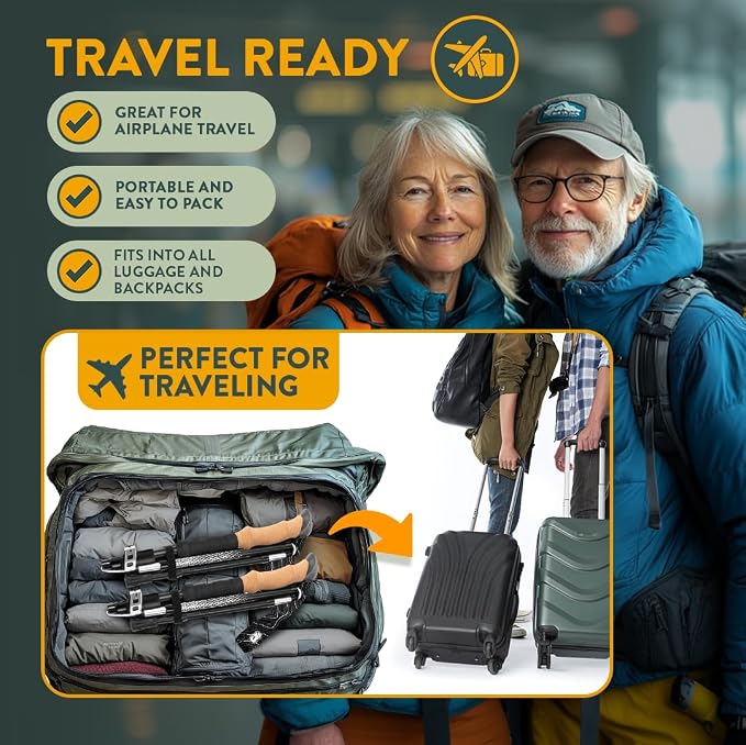 Premium Foldable Hiking Poles by USA Brand - Image 7