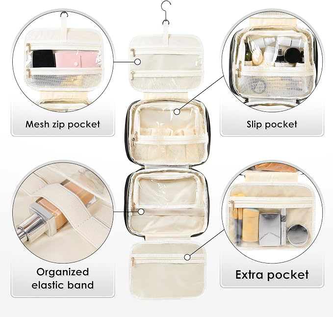 Travel Toiletry Bag Hanging Toiletry Bag - Image 3