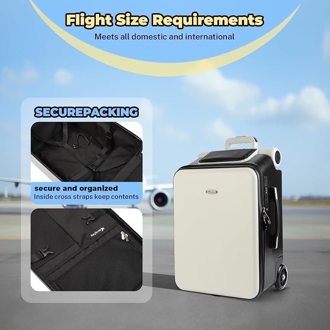 FAHKNS Ride on Suitcase luggage - Image 3