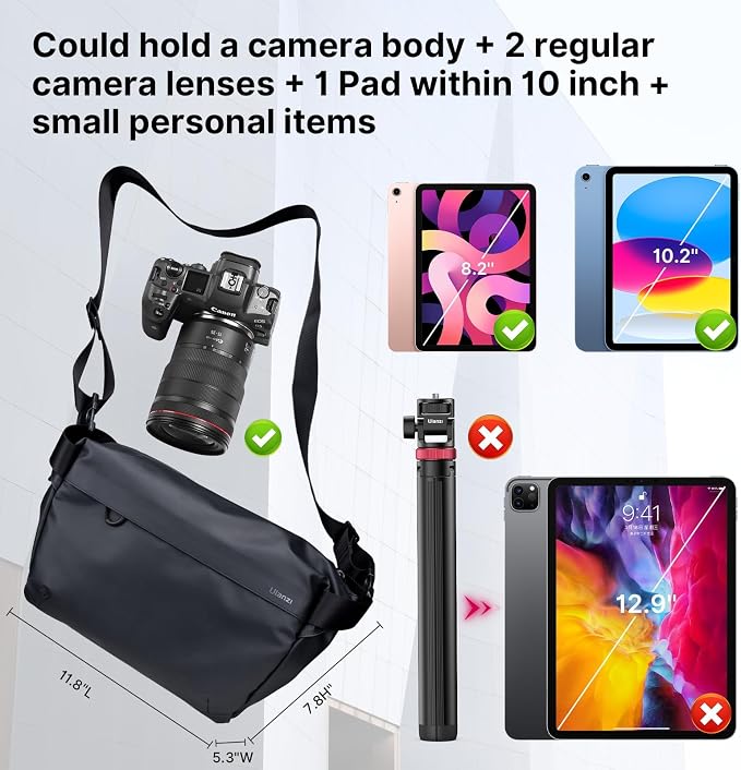 ULANZI Versatile Camera Shoulder Bag Photography Travel Messenger Portable - Image 5