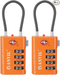 ANVIL 4 Digit Luggage Locks, TSA Locks by ANVIL