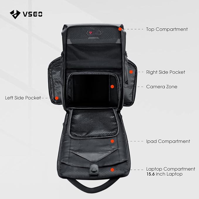 VSGO 20L Professional Camera Backpack - Image 2