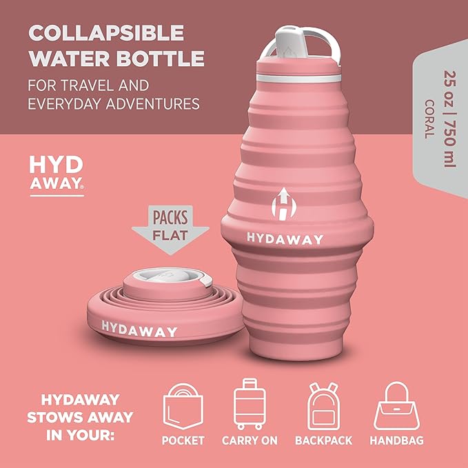 HYDAWAY 25oz Collapsible Water Bottle - Image 2