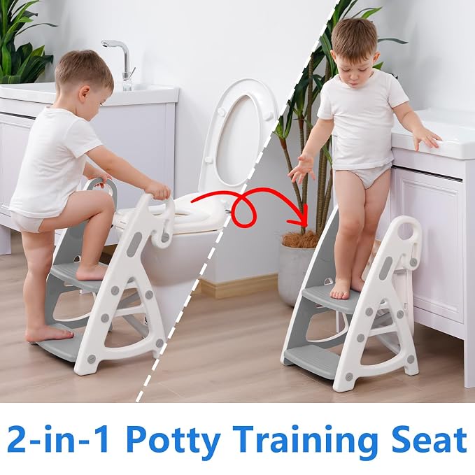 Potty Training Seat: 2 in 1 Design Potty Seat - Image 2