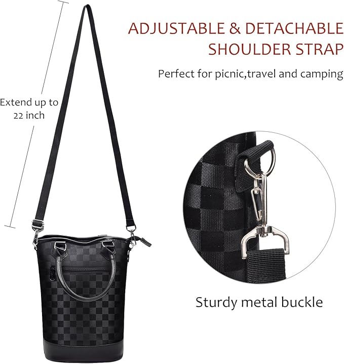 Tirrinia Insulated Wine Gift Carrier Tote - Image 3