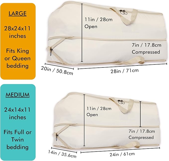 2-pack XXL Comforter Storage Bag - Image 4