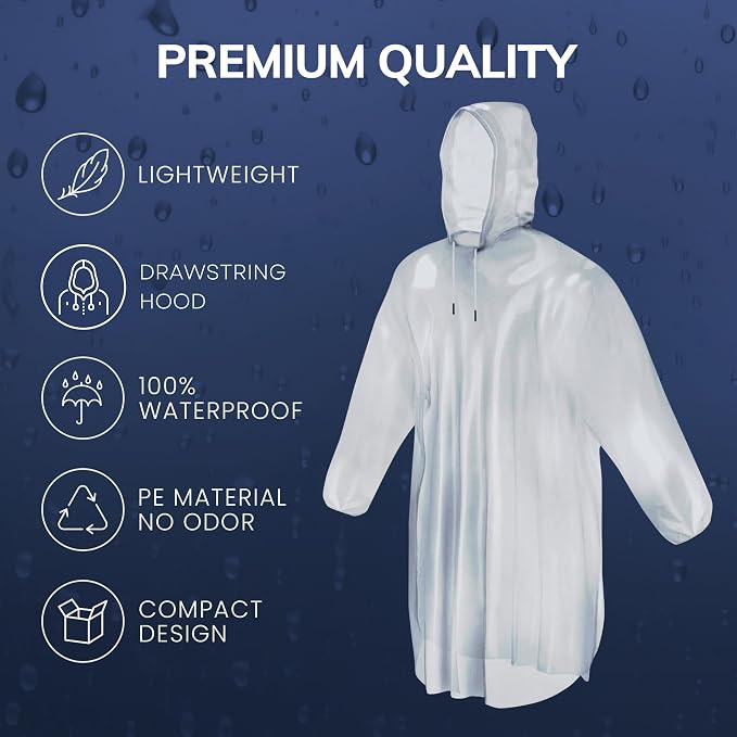 Mindful Design Rain Ponchos - Image 2