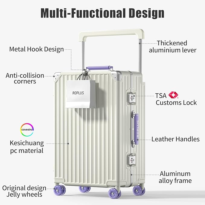 Aluminium Frame Checked-Luggage - Image 2