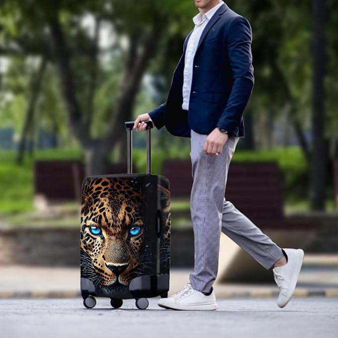 Cool Laopard Luggage Cover Universal Fit 26-29 Inch Luggage - Image 3