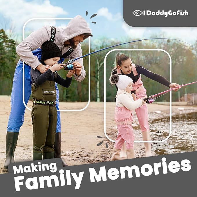 DaddyGoFish Kids Fishing Pole - Image 7