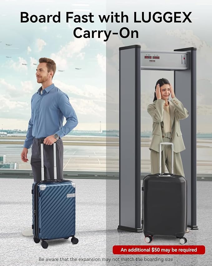 LUGGEX Luggage with Spinner Wheels - Image 5
