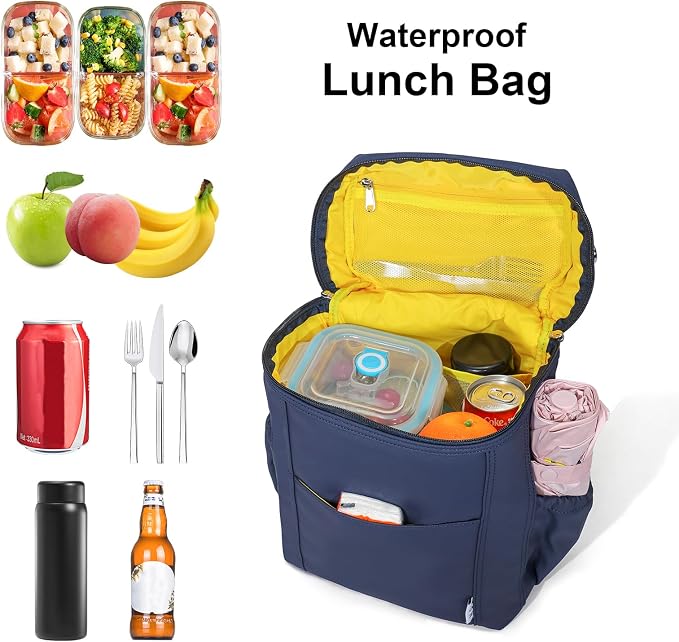 NOL Natural Organic Lifestyle Insulated Lunch Bags - Image 5
