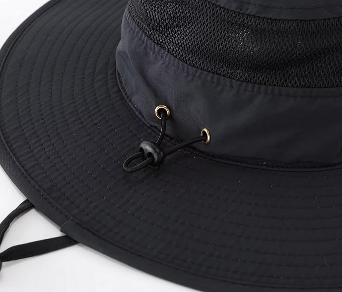 Home Prefer UPF 50+ Men's Sun Hat Wide Brim Bucket Hat UV Protection Hat - Image 5