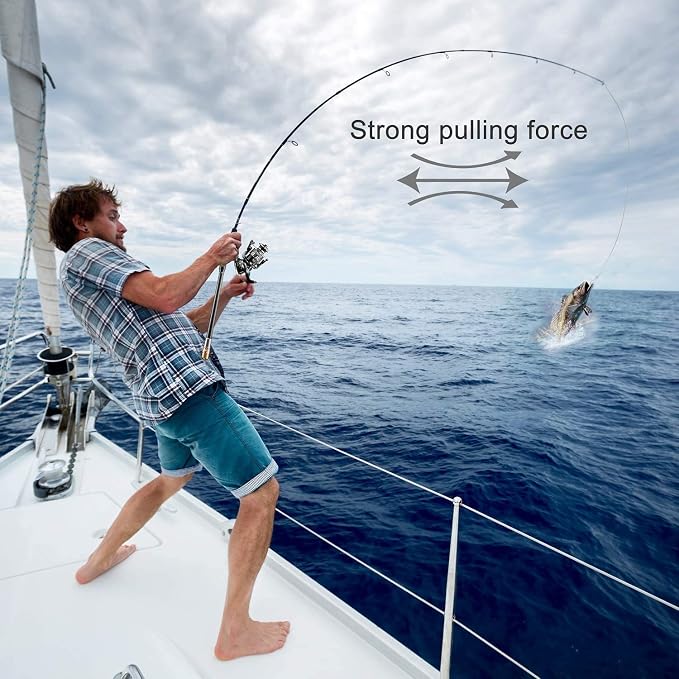 ShinePick Fishing Rod Kit, Telescopic Fishing Pole and Reel Combo Full Kit - Image 5