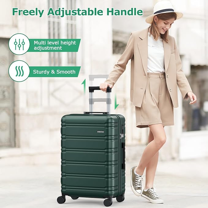 BEOW Luggage Sets 3 Piece For Men Women Expandable Hard Sided Suitcase Sets 3 - Image 6