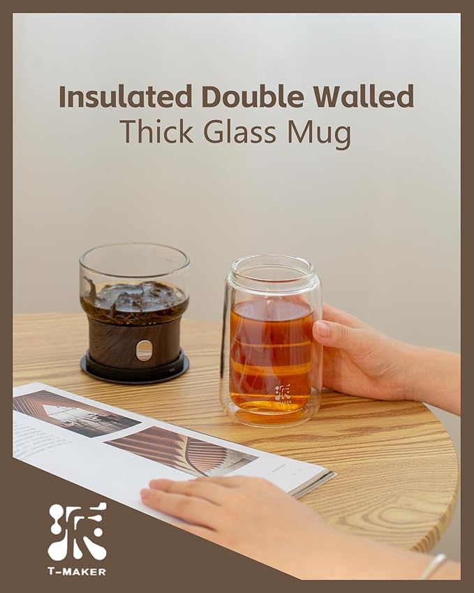 ZENS Modern Glass Infuser Teapot, One Touch Tea Maker - Image 4