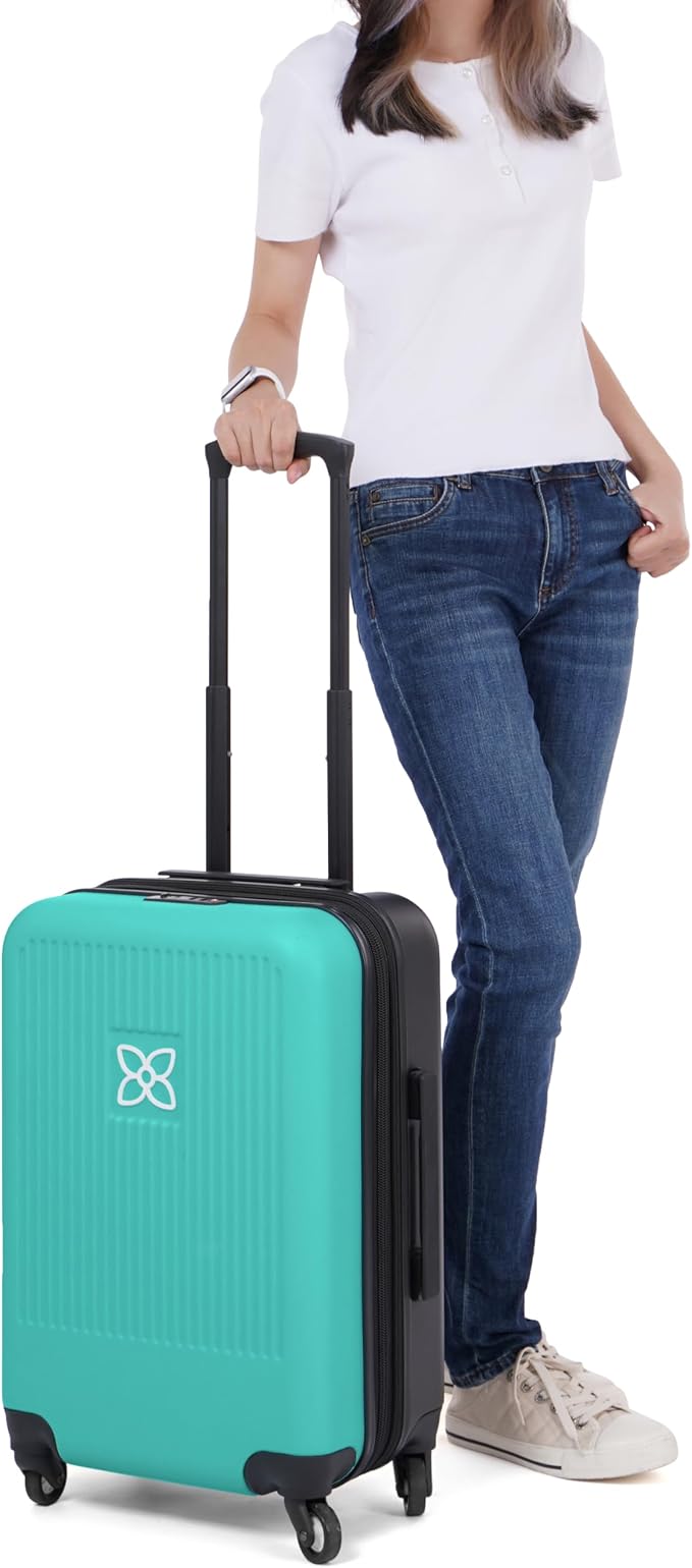 Sherpani Meridian, 22 Inch Carry On Luggage Airline Approved, Rolling Hardside - Image 2