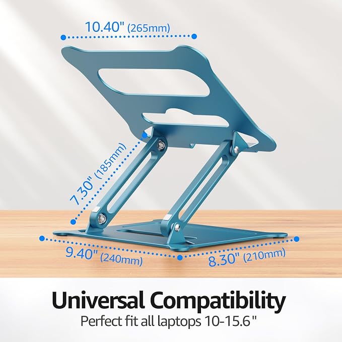 Urmust Laptop Notebook Stand Holder Adjustable Ultrabook Stand Riser Portable - Image 7