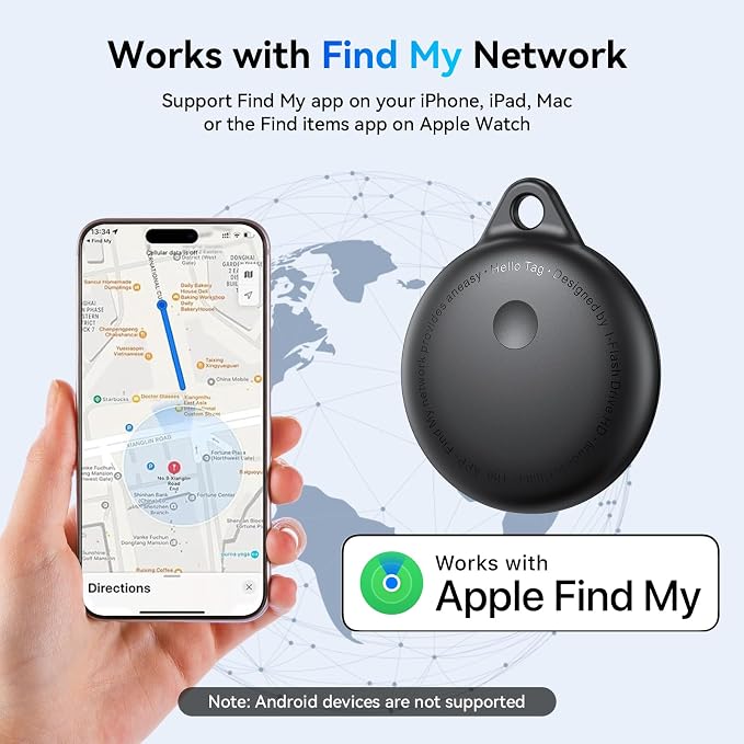 Tags-4 Pack, Smart Bluetooth Tracker Work - Image 2