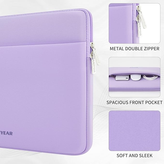 RAINYEAR Laptop Sleeve Case 15.6 Inch, Protective Portable Case - Image 2
