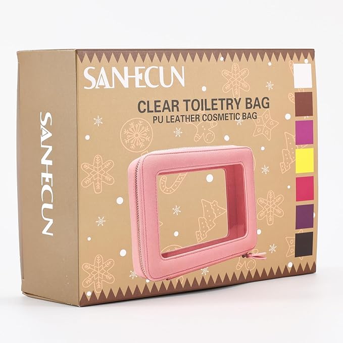 SANHECUN Toiletry bag waterproof cosmetic organizer - Image 5